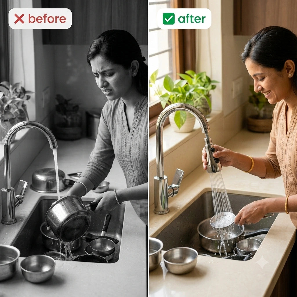 EasyFlow™ - 3 Mode Rotating Kitchen Tap Head